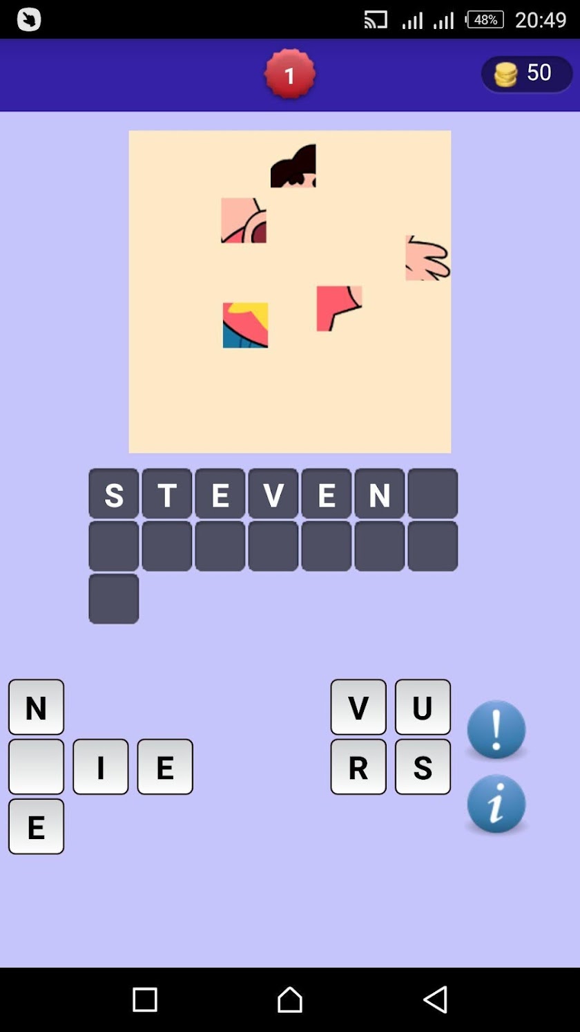 Guess Pict for Steven Universe Screen 1