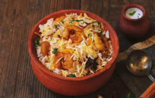 Prawns Matka Dum Biryani