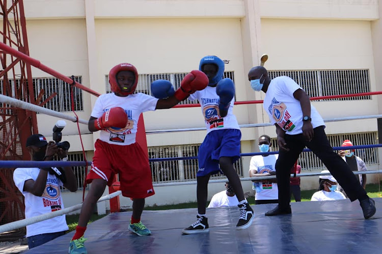 Junior boxers at a past event.