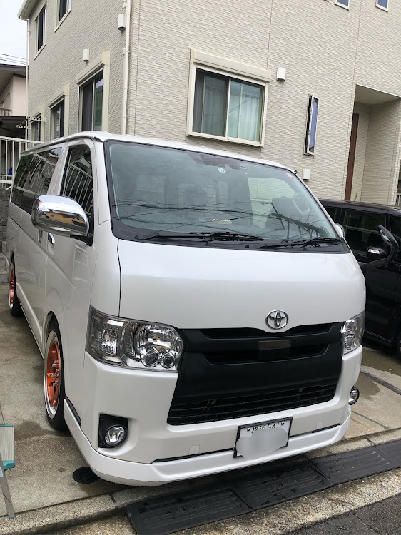 ハイエースバンのおはようございます・日曜日・洗車・スパシャン・オタマジャクソン施工に関するカスタム事例の投稿画像2枚目