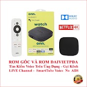 Android Tivi Box Onn Android Box Tv Android 10 4K Uhd Hdr Google Cast Chrome Cast Netflix