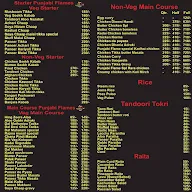 Punjabi Flame Restaurant menu 4