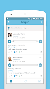 Toque - Voice Social Network(圖2)-速報App