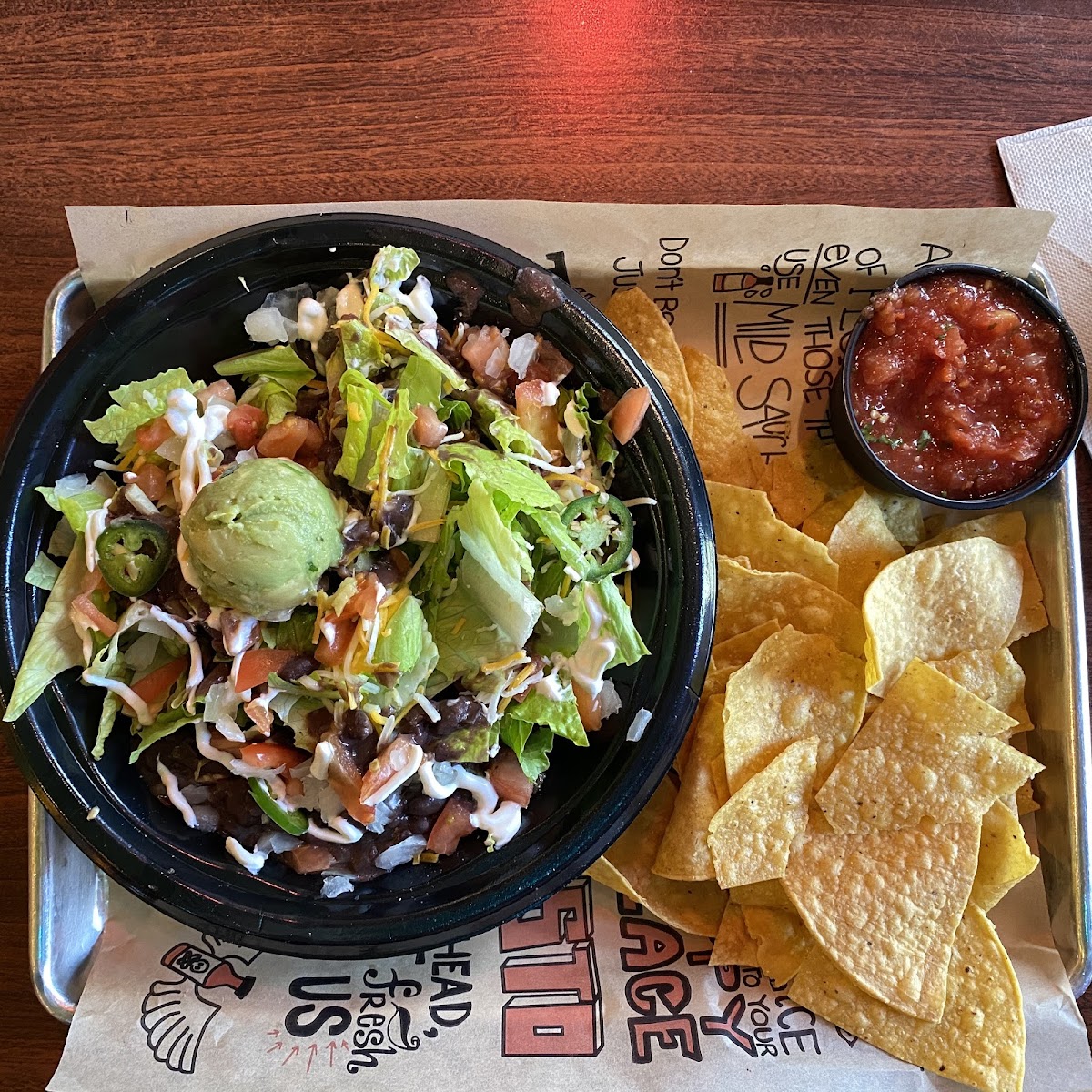 Gluten-Free Tortilla Chips at Tijuana Flats