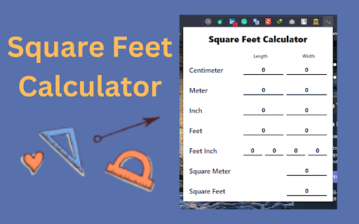 Square Feet Calculator