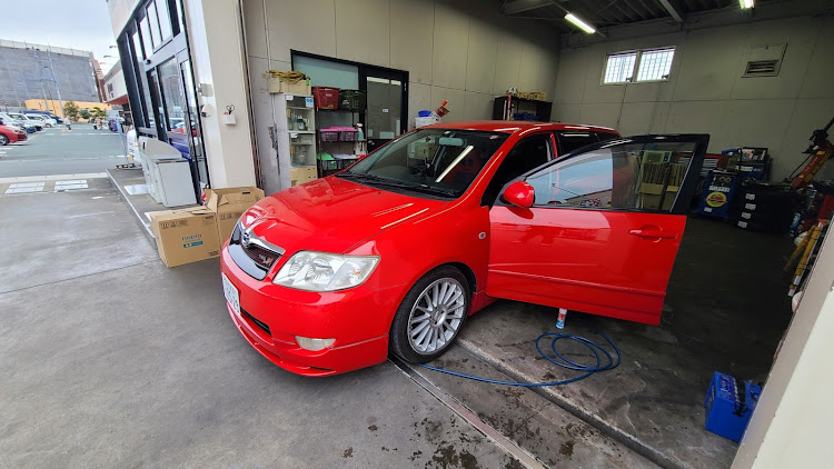 カローラフィールダーのエバポレーター洗浄・カローラ・ZZE123G・メンテナンス・ガソリンスタンドに関するカスタム事例の投稿画像1枚目