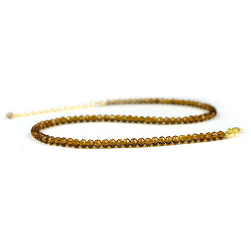 Title 3, Black Crystal Micro Glass Bead Beaded Necklace ...