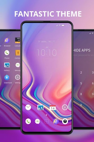 Letoltes Abstract Colorful Bright Purple Phone Theme Apk