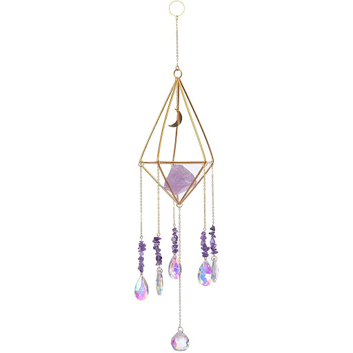 Title 1, Crystal Prism Rainbow Sun Catcher Lighting Pend...