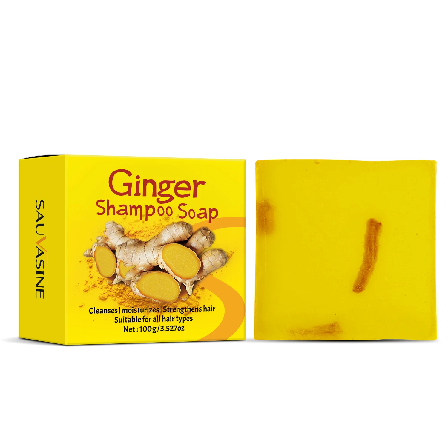 Title 7, Gember shampoo zeep voor haarverzorging. Reinig...