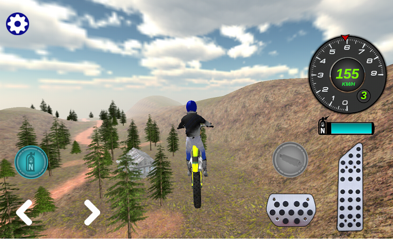 Скриншот Offroad Bike Race 3D