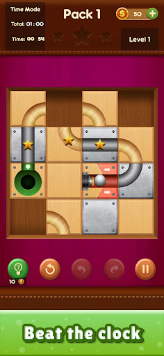 Screenshot Ball Game - a Pipe Maze Puzzle