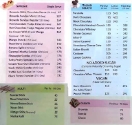 Giani's Ice Cream menu 3