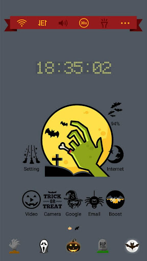 Zombie LINE Launcher theme