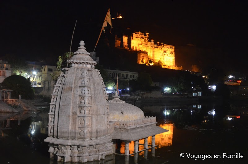 Lake view, bundi palace