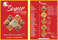 Super Kitchen Pure Veg menu 1