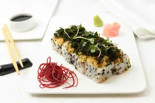 Crispy Vegetable Maki, Dehydrated Spinach