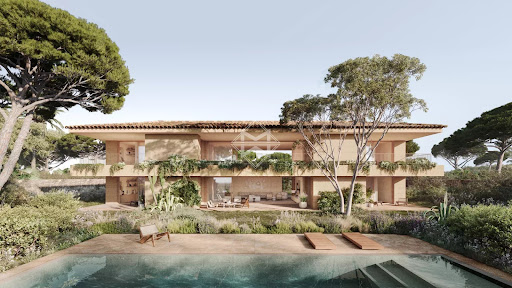 Buy this luxury property in Saint-Tropez (83990) - Neighborhood Zone Ouest Urbaine - Modern house with pool and lush garden