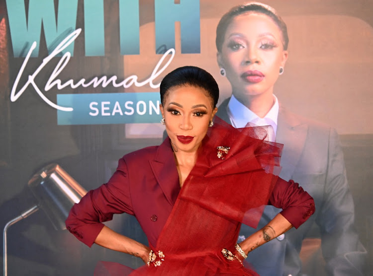 Kelly Khumalo at the season 3 premiere of 'Life with Kelly Khumalo' in The Mesh Club, Rosebank, on July 2 2022 in Johannesburg.