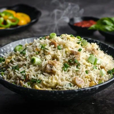 Hunan Chicken + Veg Fried Rice