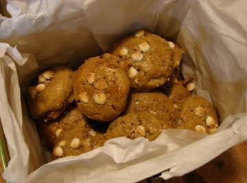 White Chocolate Pumpkin Scones w/Craisins