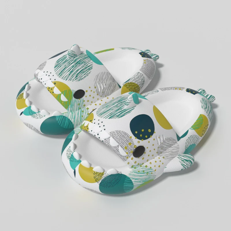 Title 13, Lovers Shark Slippers hart print schoenen dames...