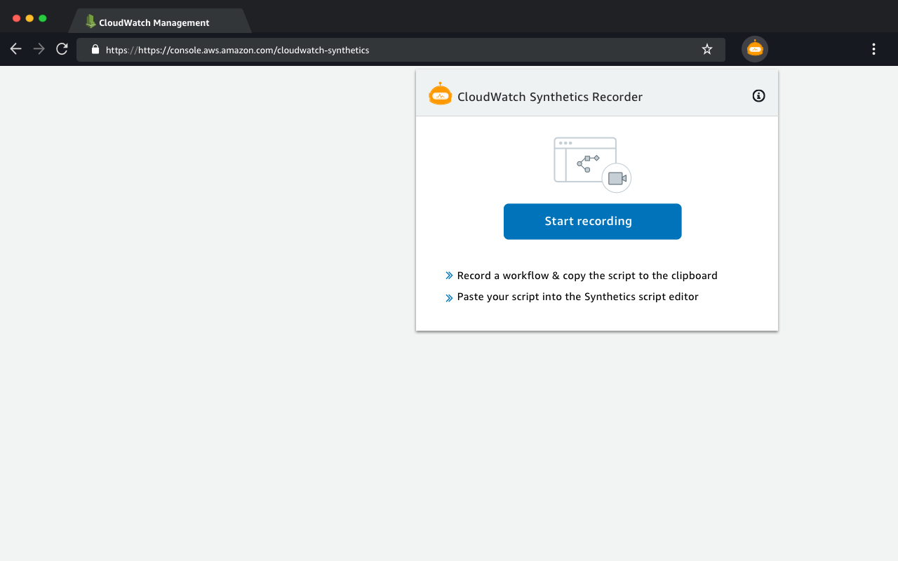 CloudWatch Synthetics Recorder Preview image 4