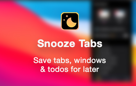 Snooze Tabs Preview image 0