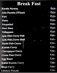 Kitchens Kerala Family Restaurant menu 1