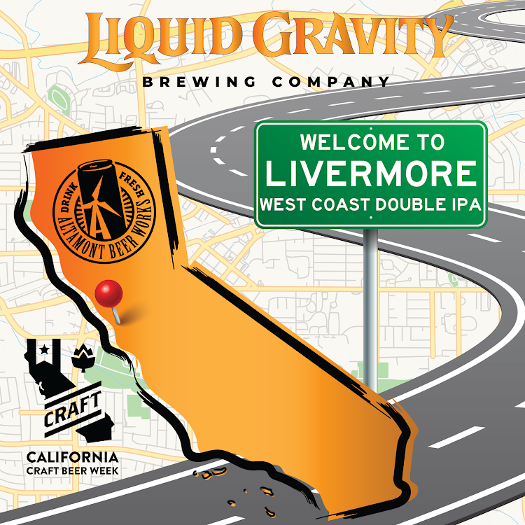 Logo of Liquid Gravity Welcome to Livermore (Altamont Collab)