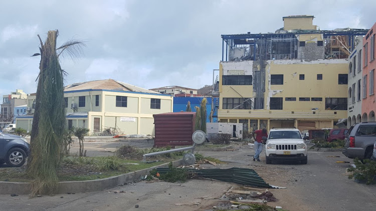 Scenes of devastation of Hurricane Irma wreaked havoc across the Virgin Islands in the Caribbean.