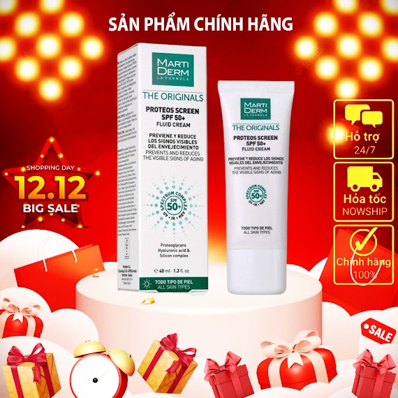 Kem Chống Nắng Martiderm , Dành Cho Da Dầu Da Mụn Và Da Nhậy Cảm - Dung Tích 40Ml