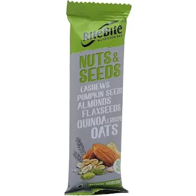 RITE BITE Ritebite Nuts & Seeds Bar - 35 gm