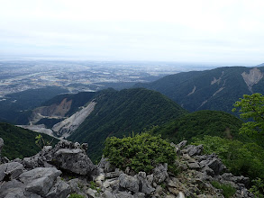 岩場に到着