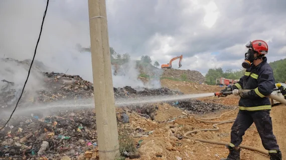 Ugašen požar na deponiji Duboko kod Užica