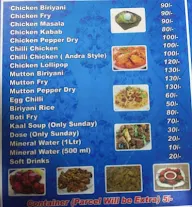 Nammoor Donne Biryani menu 2