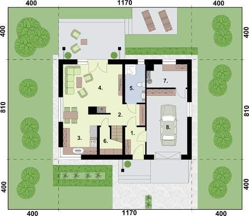 Trypolis 2 - Rzut parteru