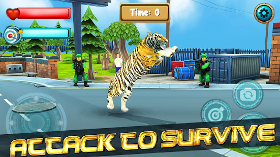 Wild Tiger Simulator: 3D Jurasic Park Adventure(圖2)-速報App