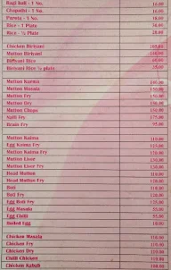 Hotel Aditya menu 3