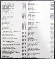 Hotel Nellai menu 1