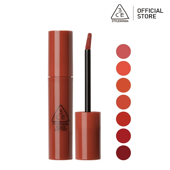 Son Tint Bóng 3Ce Cho Đôi Môi Mọng Nước 3Ce Glaze Lip Tint 5G | Official Store Lip Make Up Cosmetic