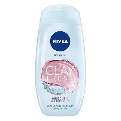 Nivea Clay Fresh Hibiscus & Grapefruit Shower Gel - 250 ml