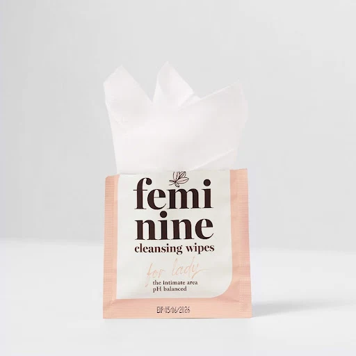 3 Gói Khăn ướt vệ sinh Phụ nữ Feminine Cleansing Wipes Hộp 20 Gói mini EcoWipes