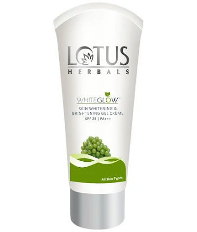 Lotus Herbals Skin Whitening And Brightening Gel Creme - 3*20 gm