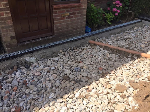 Foundation & drainage  ready for paving
