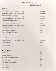 The Local Eatery menu 2