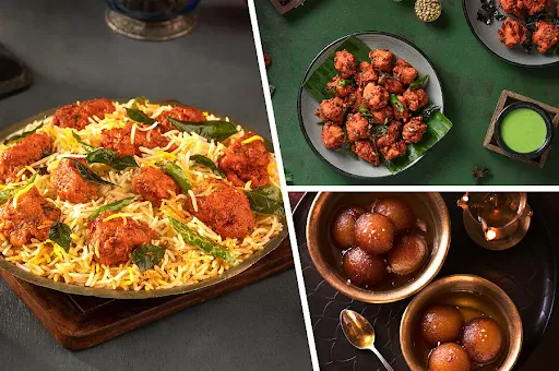 Chicken 65 Biryani Combo (Serves 1)