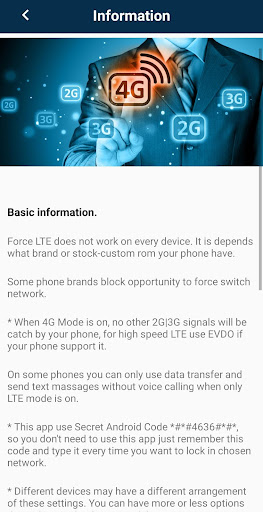 4G LTE Only - Force LTE Network Mode