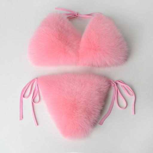 Title 5, Summer New Underwear Fox Fur Solid Color Split,...