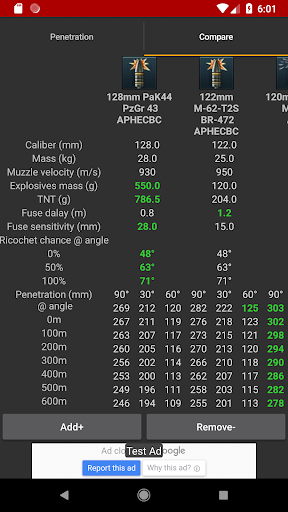 War Thunder Ballistix  Penetration calculator